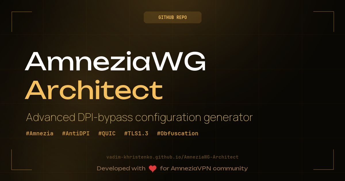 AmneziaWG Generator screenshot